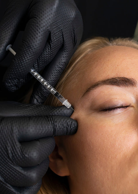wrinkle relaxing injections for forehead and frown lines in Montreal